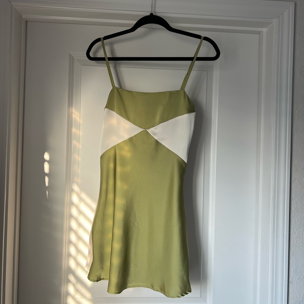 Satin Mini Dress